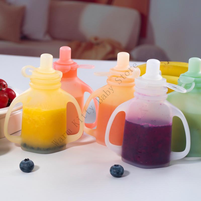 110ml Reusable SIlicone Baby B - Food Storage Silicone Bags 评论和价格