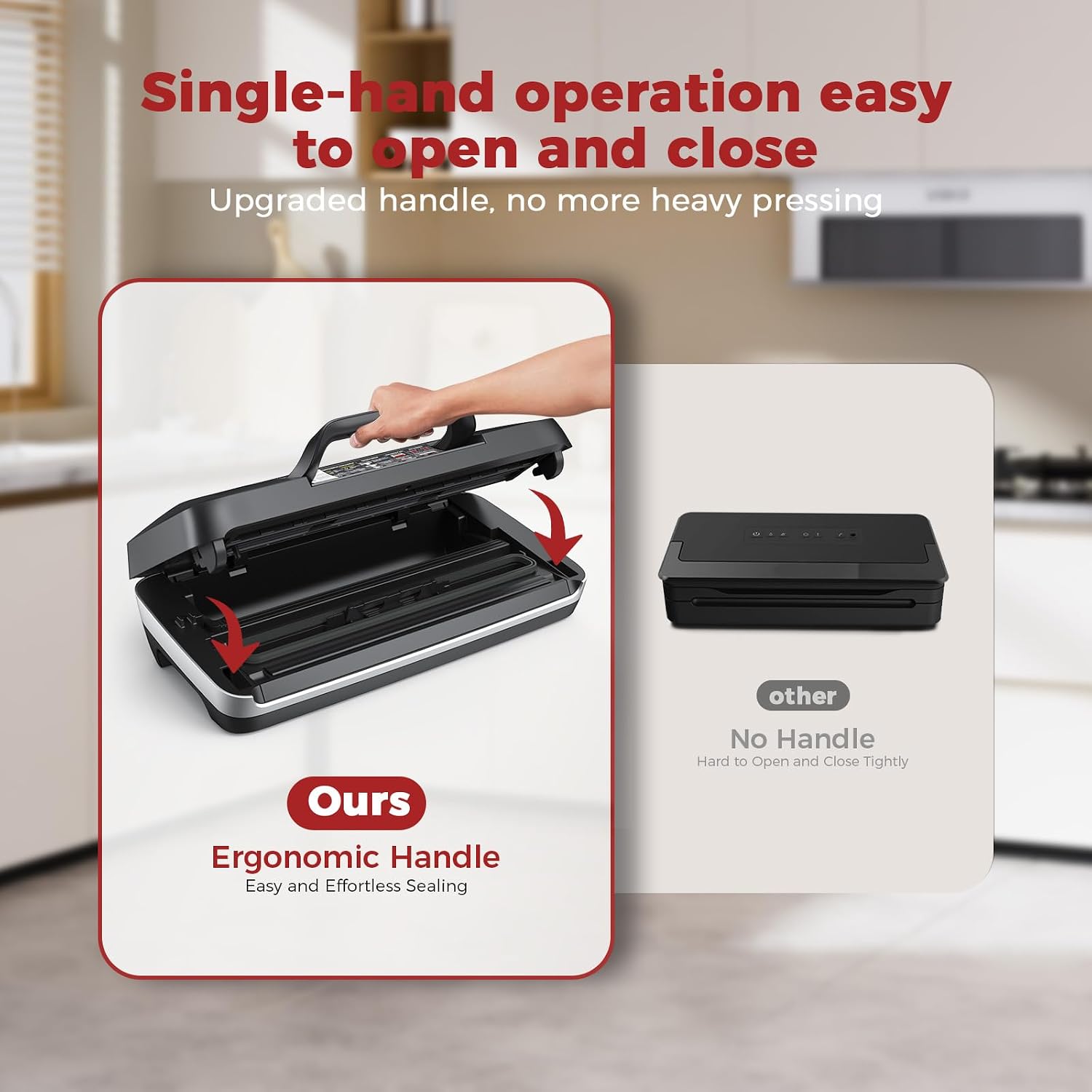 230W 95KPa Vacuum Sealer, 10-i - Food Storage Vacuum Seal 评论和价格