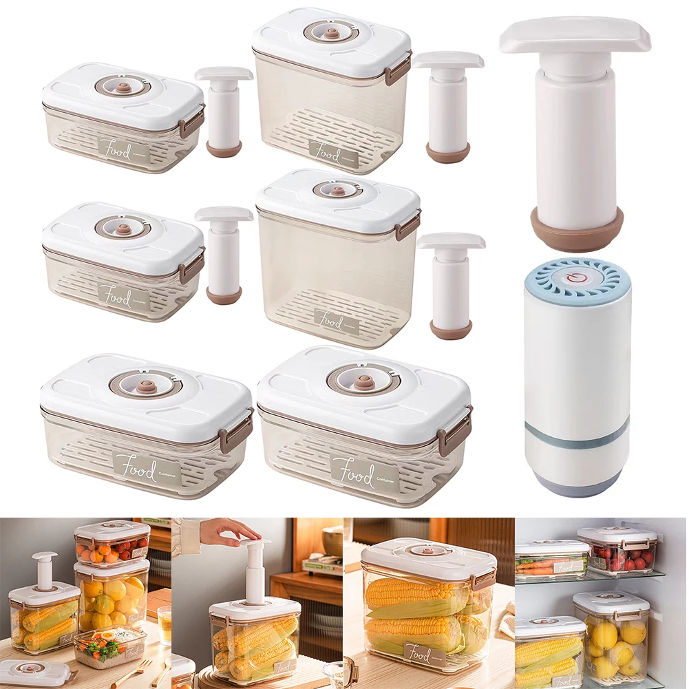 Vacuum Food Storage Box Vacuum - Food Storage Vacuum Seal 评论和价格