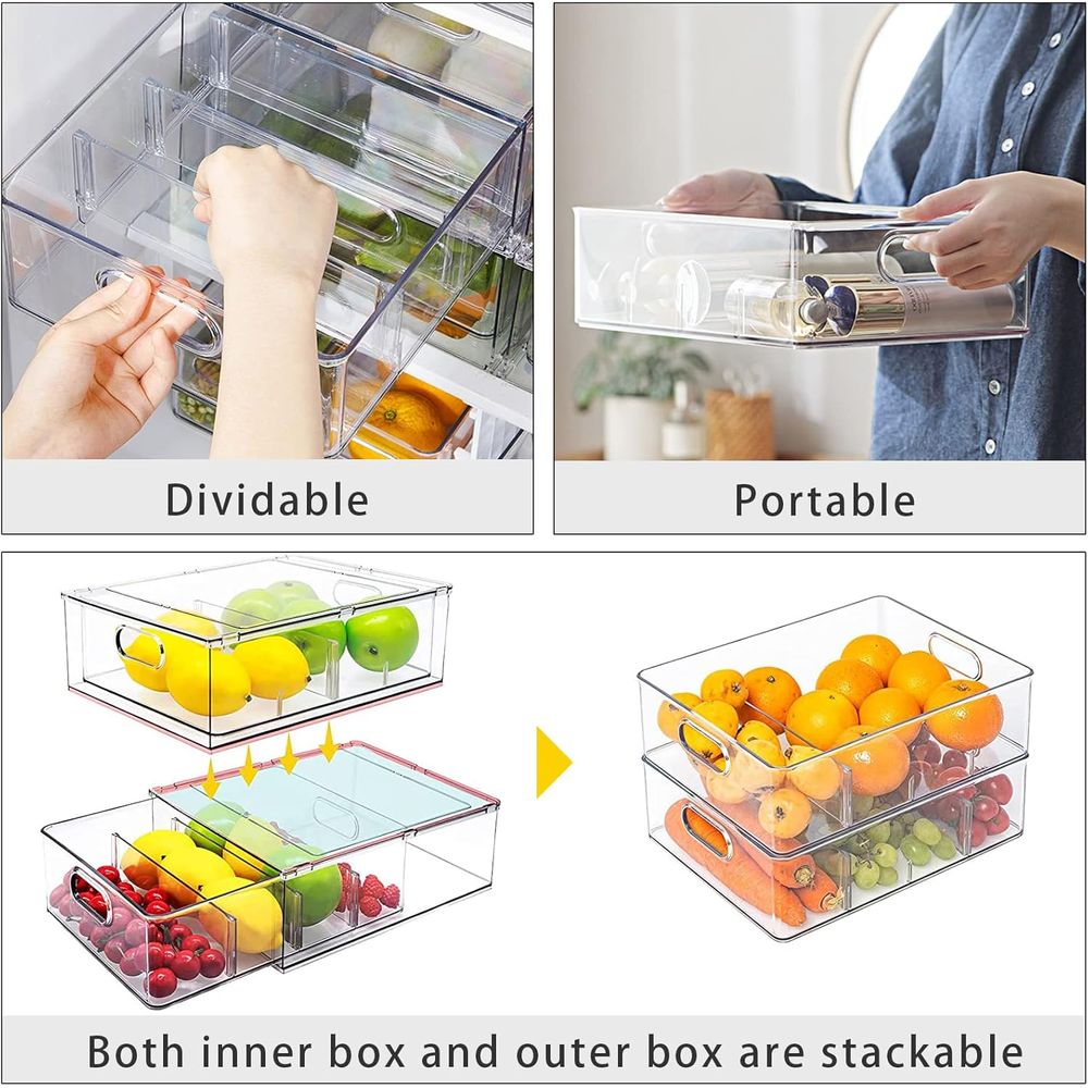 Clear Ridge Pull Out Stackable - Food Storage Without Pantry 评论和价格