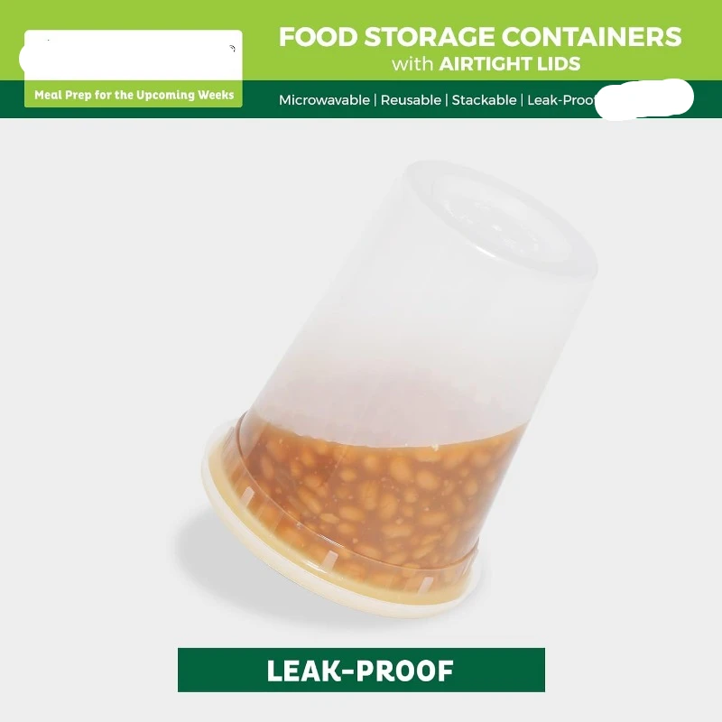[24 Set] 8oz-32 Oz Plastic Del - Food Storage Plastic Boxes 评论和价格
