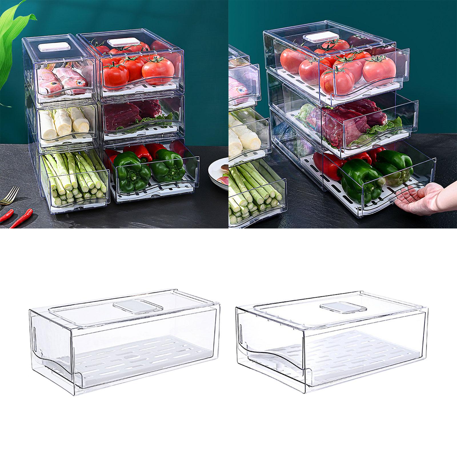Fridge Drawer Bins Pantry Orga - Food Storage Without Pantry 评论和价格