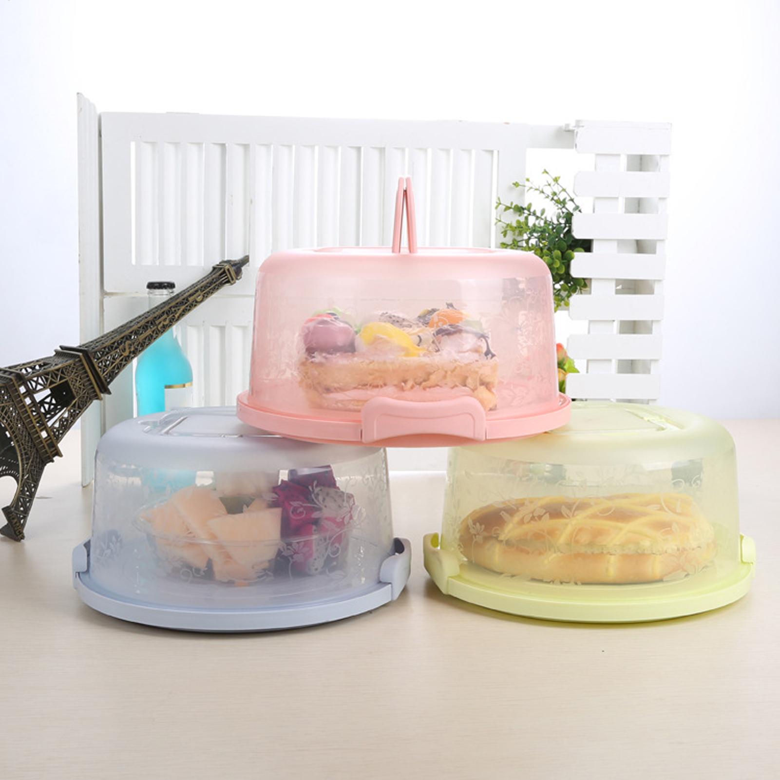 Handheld Cake Carrier Reusable - Food Storage Plastic Boxes 评论和价格
