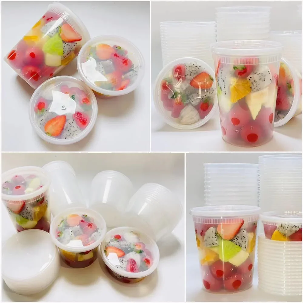 24pcs Deli Food Storage Contai - Food Storage Plastic Boxes 评论和价格