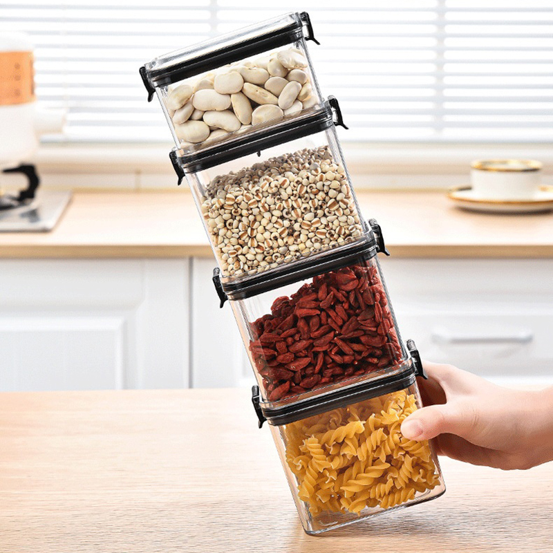 Sealed Jars Kitchen Grain Stor - Airtight Cereal Jar 评论和价格