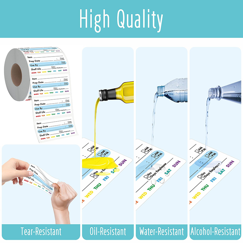 300Pcs/Roll Self-Adhesive Stic - Food Storage Expiration Dates 评论和价格