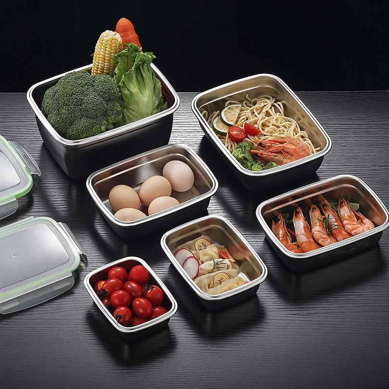 304 Stainless Steel Lunch Box  - Food Storage Silicone 评论和价格