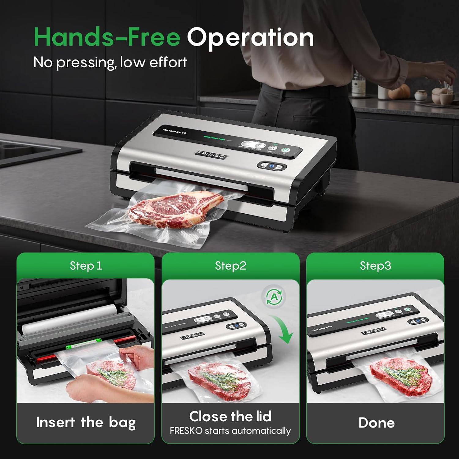 Automatic Vacuum Sealer for Fo - Food Storage Vacuum Seal 评论和价格