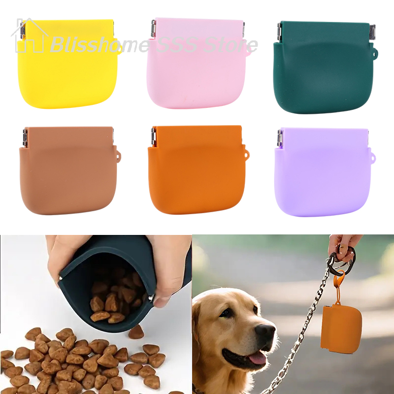 【S】Silicone Dog Treat Pouch Po - Food Storage Silicone Bags 评论和价格