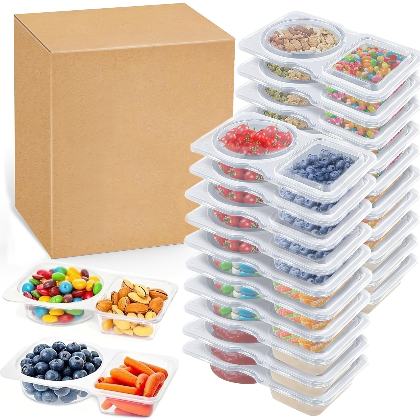 10Pcs Food Storage Containers  - Food Storage Plastic Boxes 评论和价格