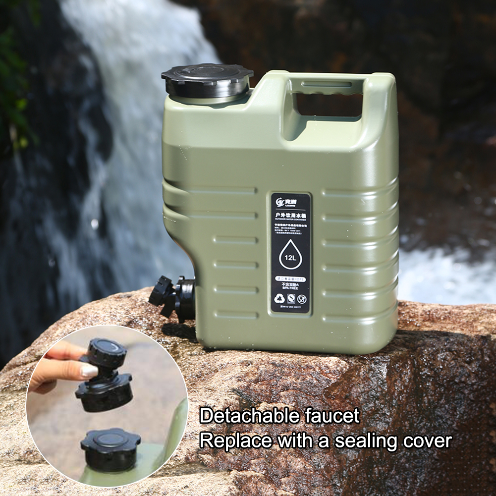 3.2 Gallon/12L Water Jug Porta - Food Storage Emergency 评论和价格