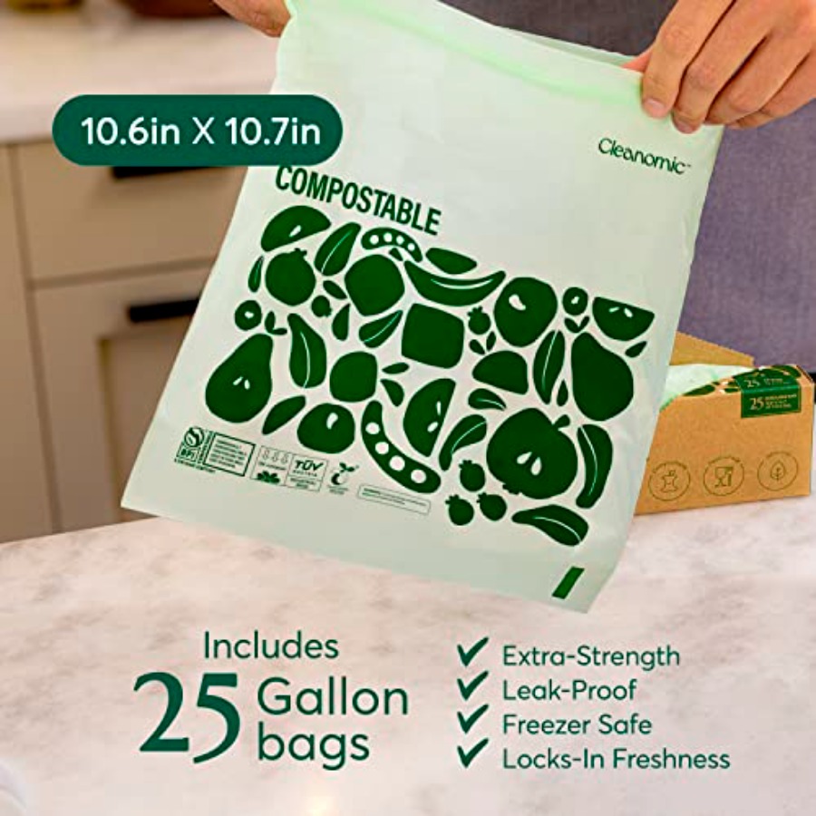 Compostable Gallon Size Food S - Food Storage Silicone Bags 评论和价格
