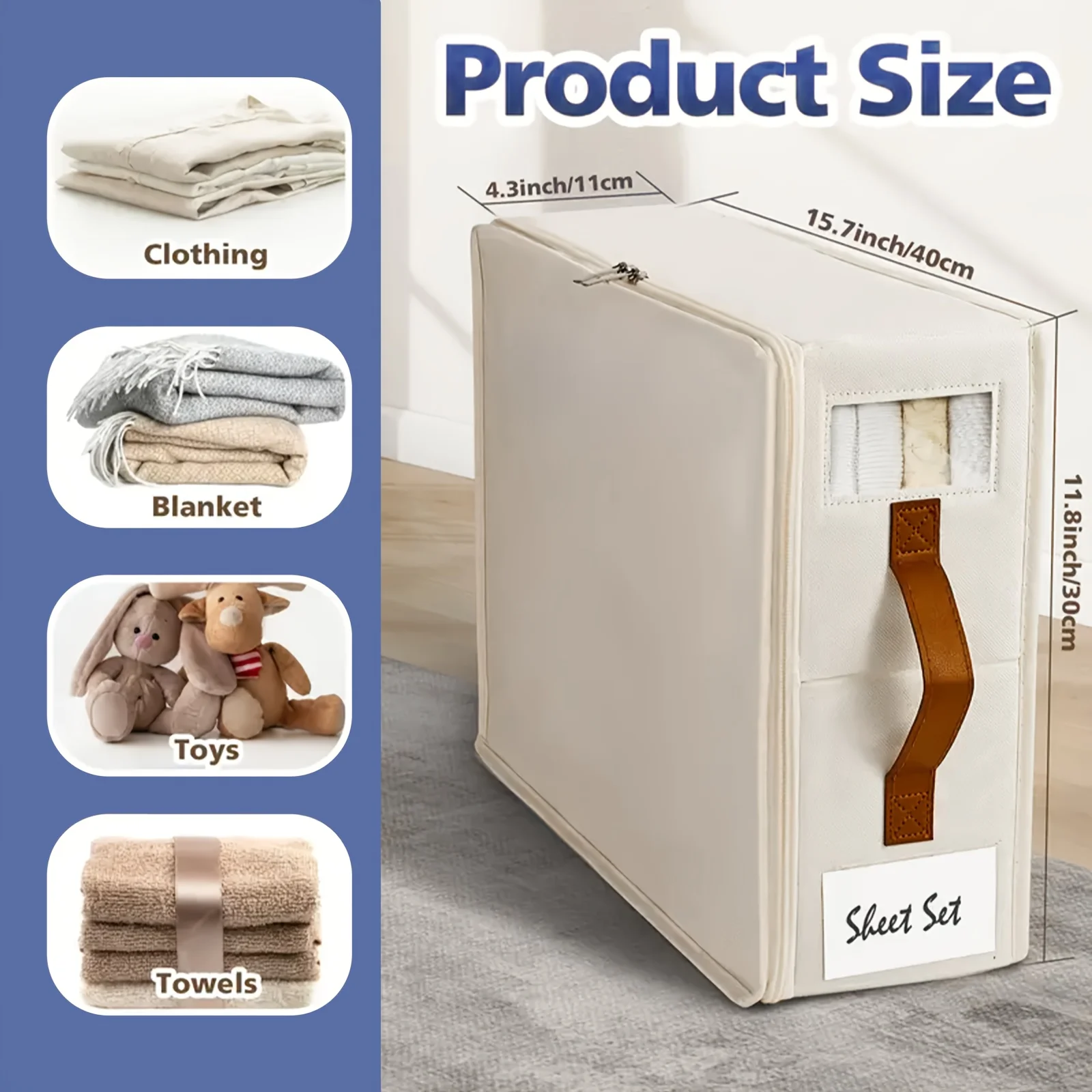 4/8pcs Storage Bed Sheet Organ - Food Storage Under Bed 评论和价格
