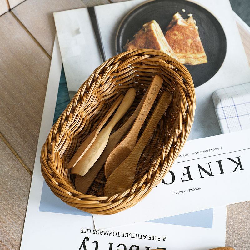 Oval Rattan Woven Storage Bask - Food Storage In Plants 评论和价格