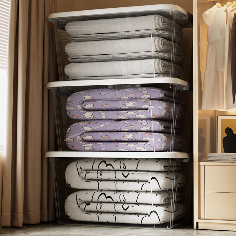 Large Transparent Plastic Stor - Food Storage Under Bed 评论和价格