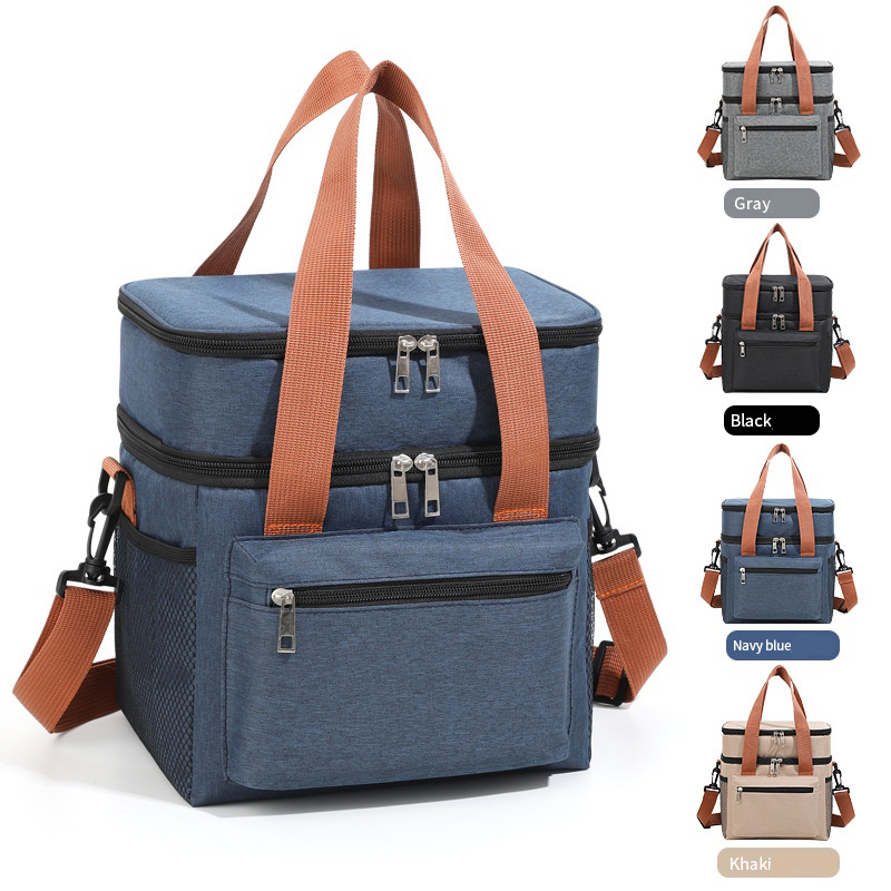 Thermal Lunch Bag Double Layer - Xxl Food Storage Container 评论和价格