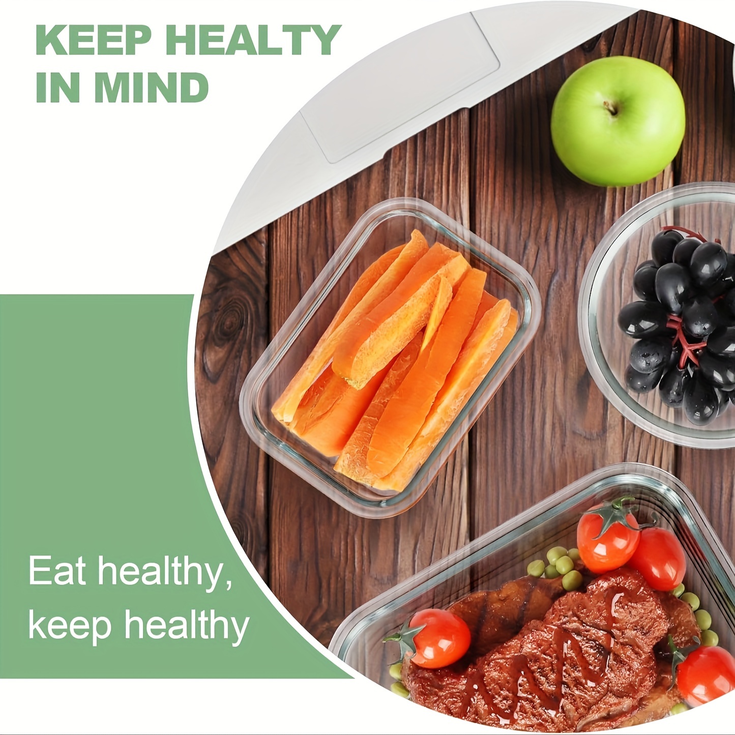 12-Piece Glass Food Storage Se - Food Storage Without Pantry 评论和价格