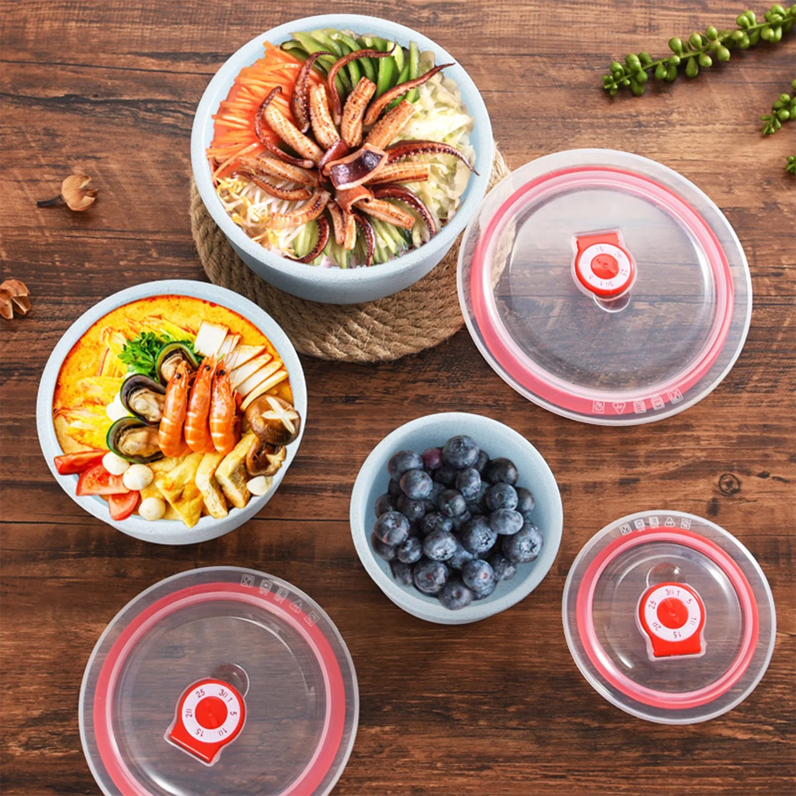 3 food storage containers, lun - Food Storage And Preparation 评论和价格