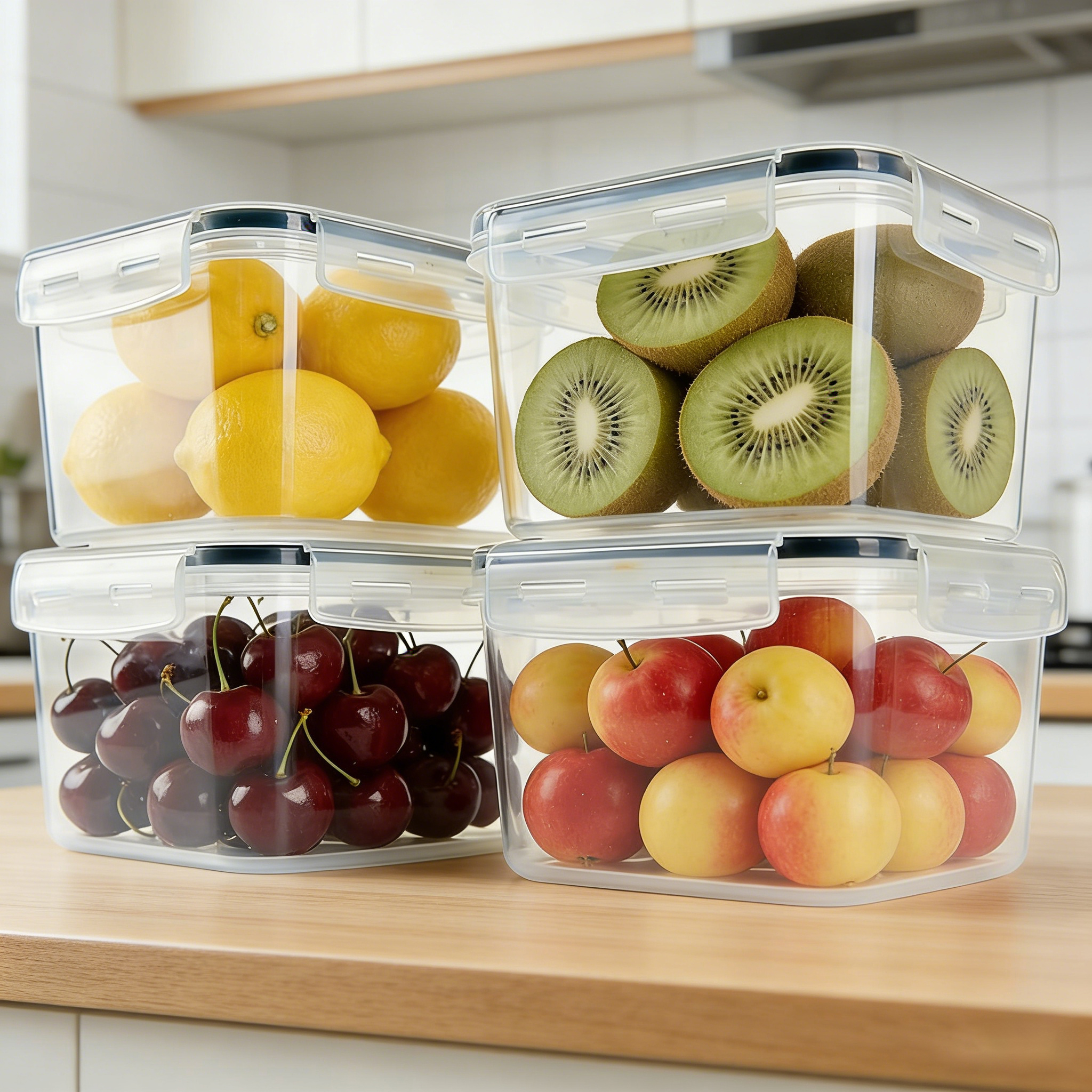2L 2/4/6/8Pcs Large Food Conta - Food Storage Food Safety 评论和价格