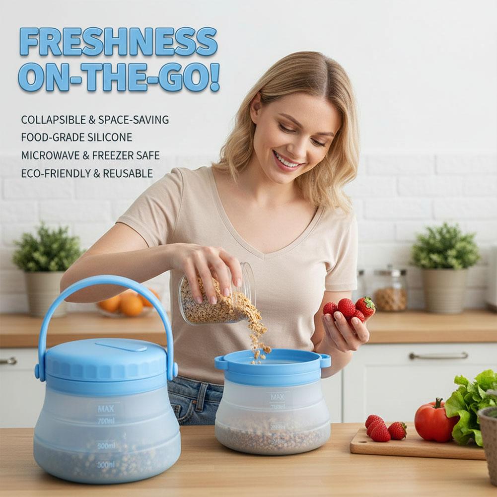 800ml Fresh Keeping Bucket Tel - Food Storage Silicone 评论和价格