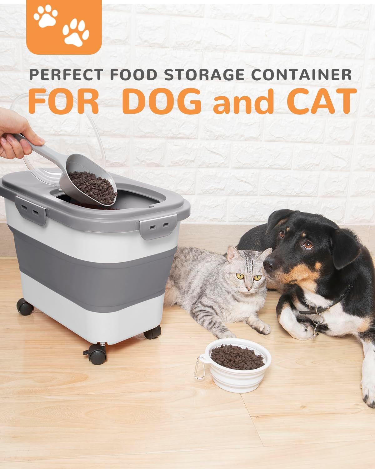 20-23 Lbs Dog Food Storage Con - Food Storage Silicone 评论和价格