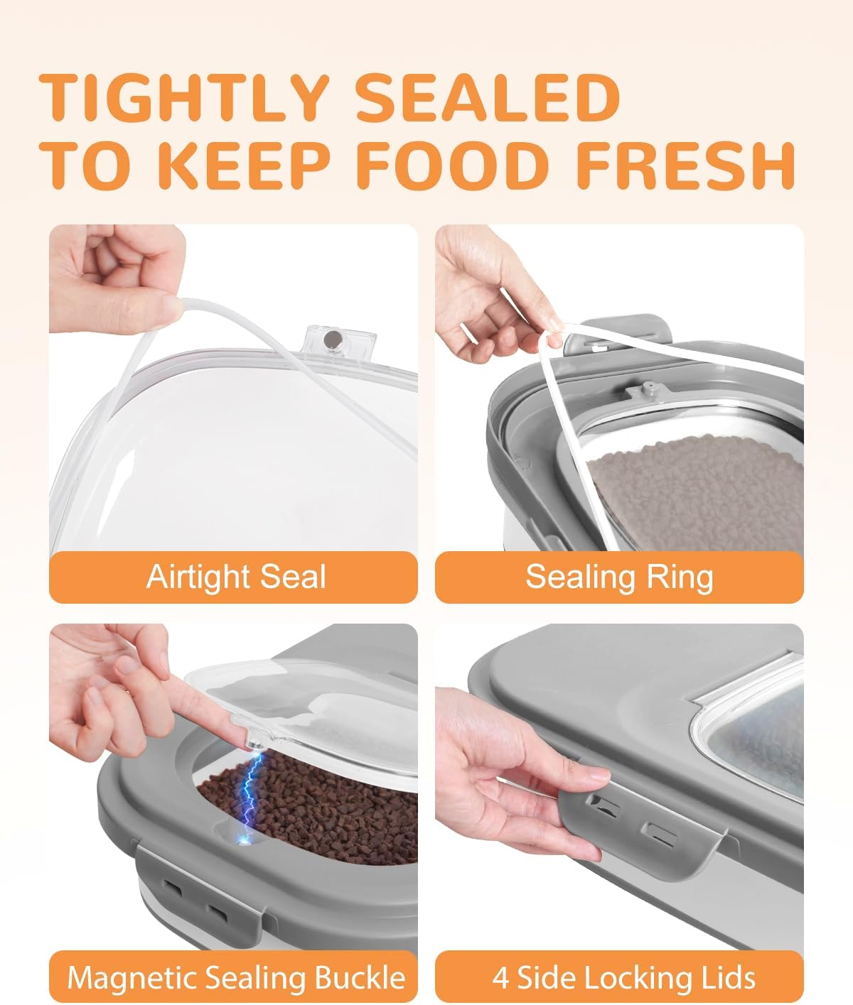 20-23 Lbs Dog Food Storage Con - Food Storage Silicone 评论和价格