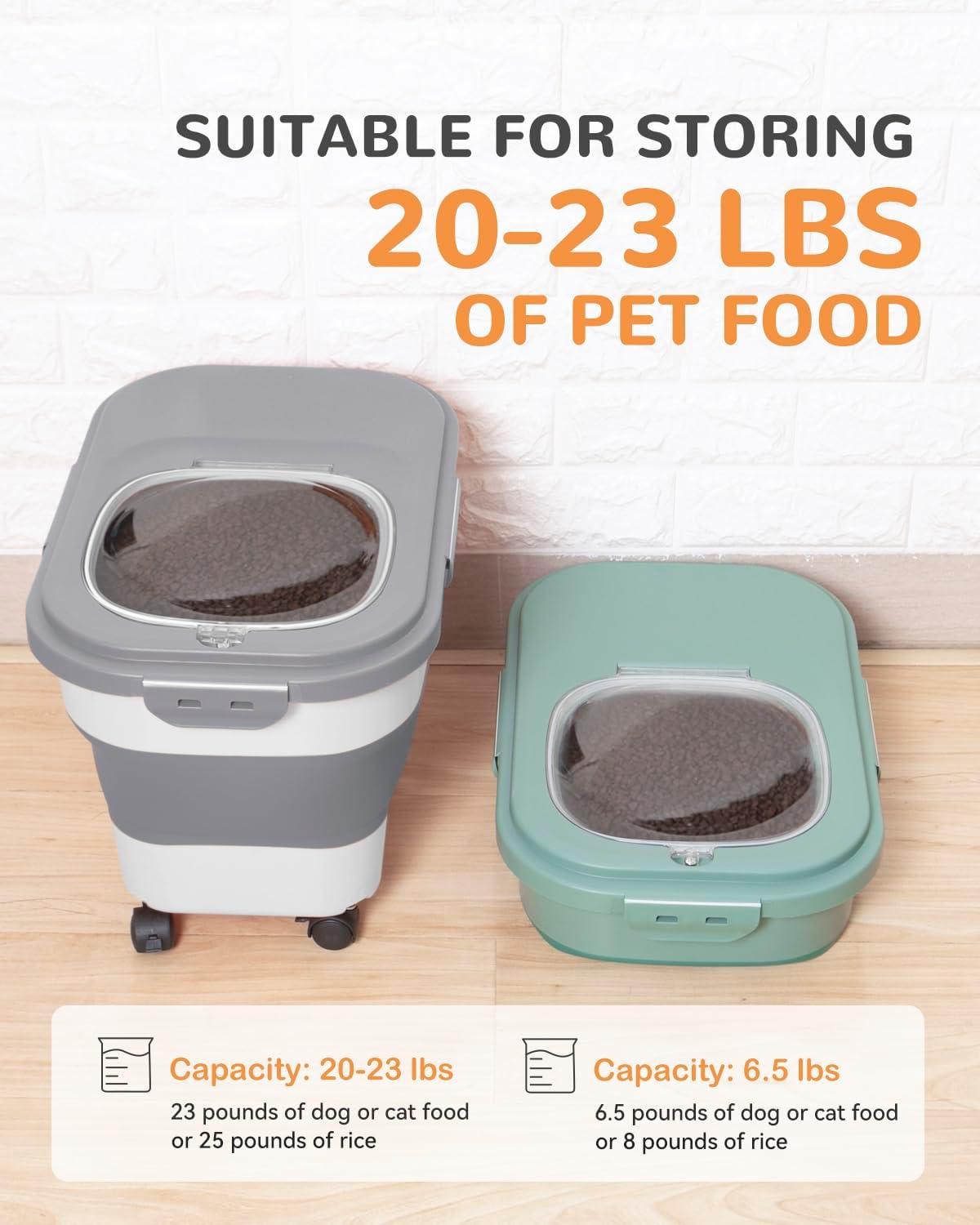 20-23 Lbs Dog Food Storage Con - Food Storage Silicone 评论和价格