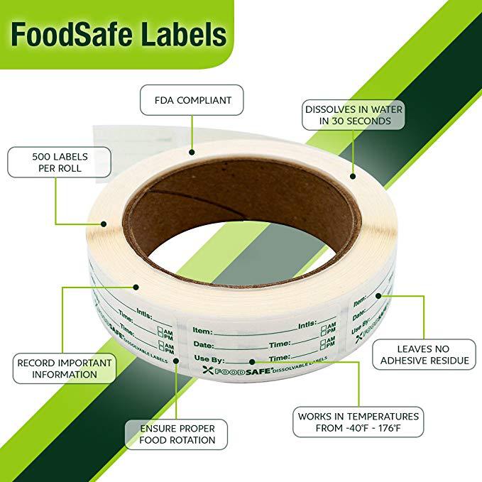 250pcs Food Labels for Contain - Food Storage Expiration Dates 评论和价格
