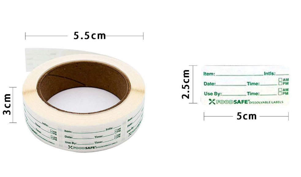 250pcs Food Labels for Contain - Food Storage Expiration Dates 评论和价格